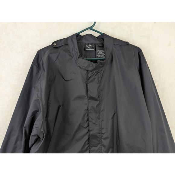 Harley Davidson sz XL Racing Jacket black lightweight windbreaker 0347 - Picture 2 of 5